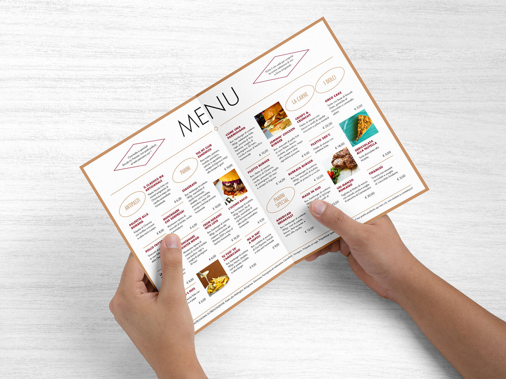 Jammin’ Bistrot Home Edition Menu