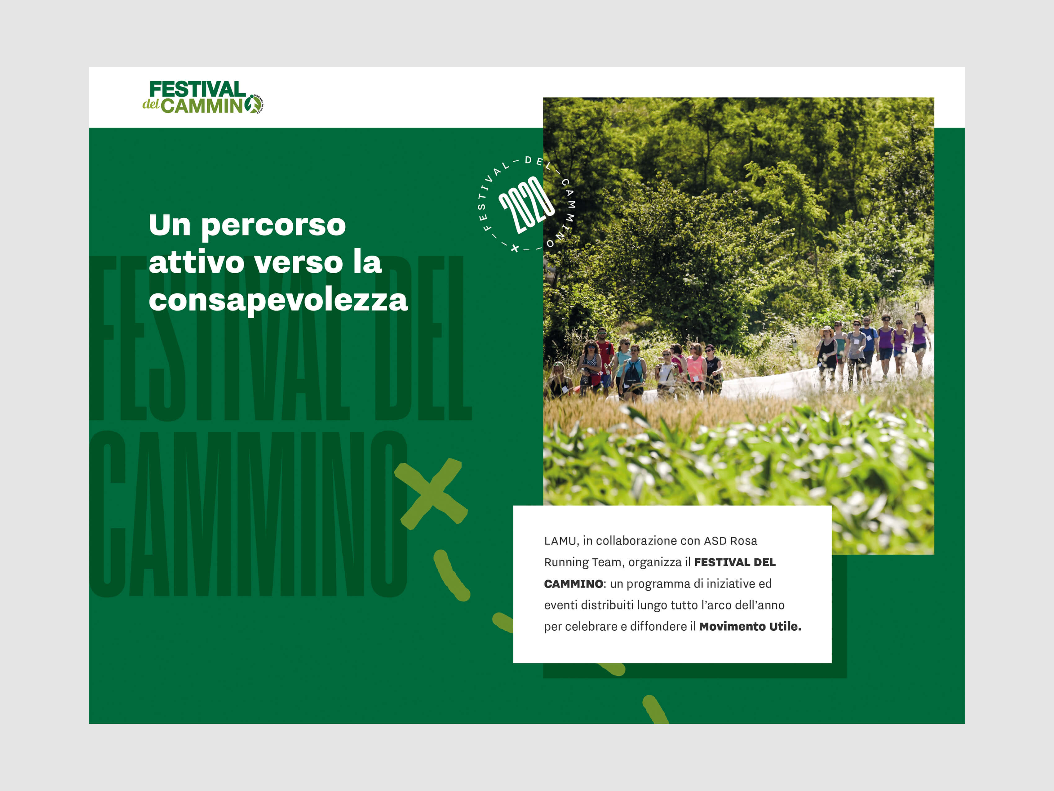Slide presentazione Festival del Cammino 2020