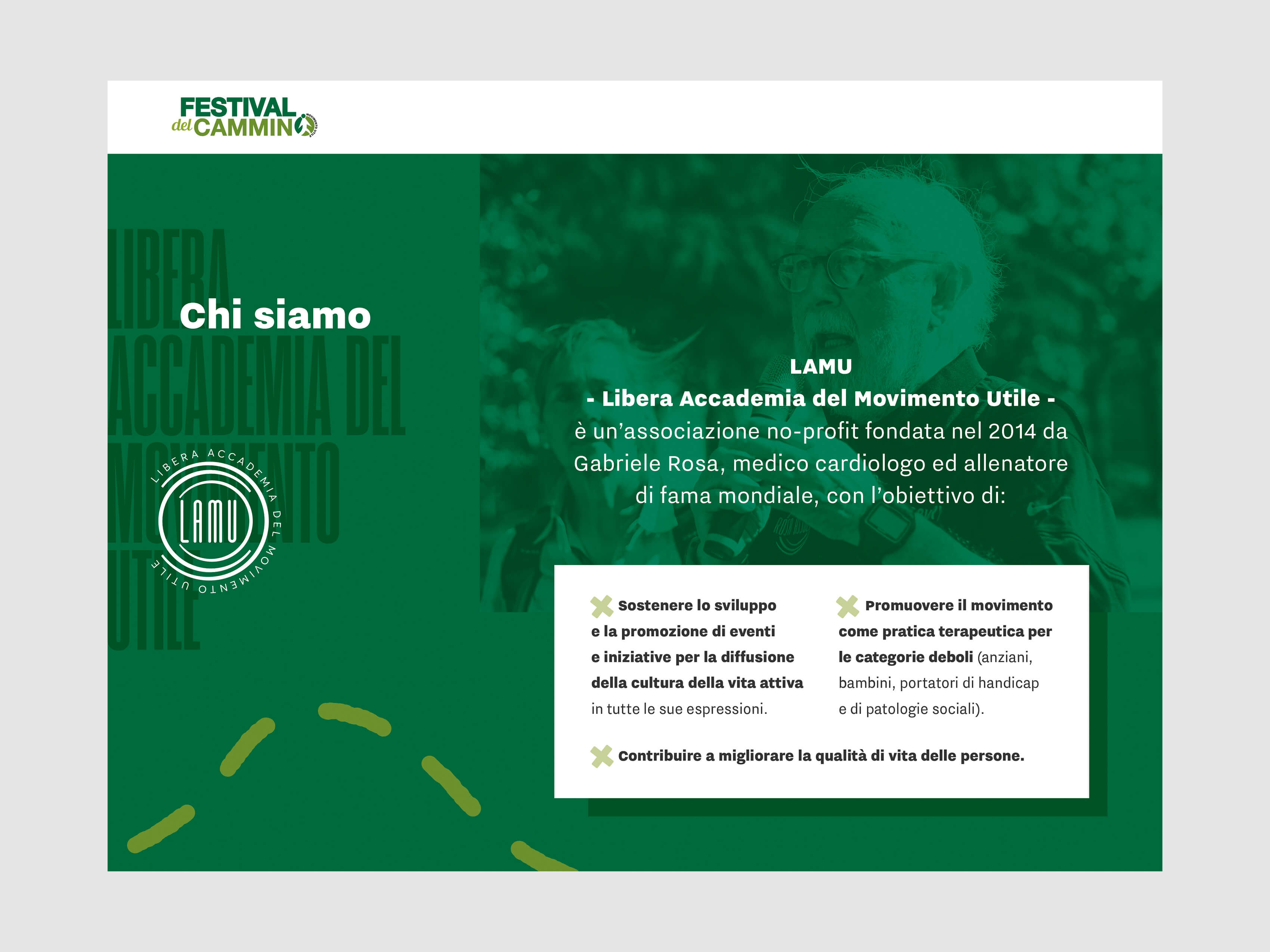 Slide presentazione Festival del Cammino 2020