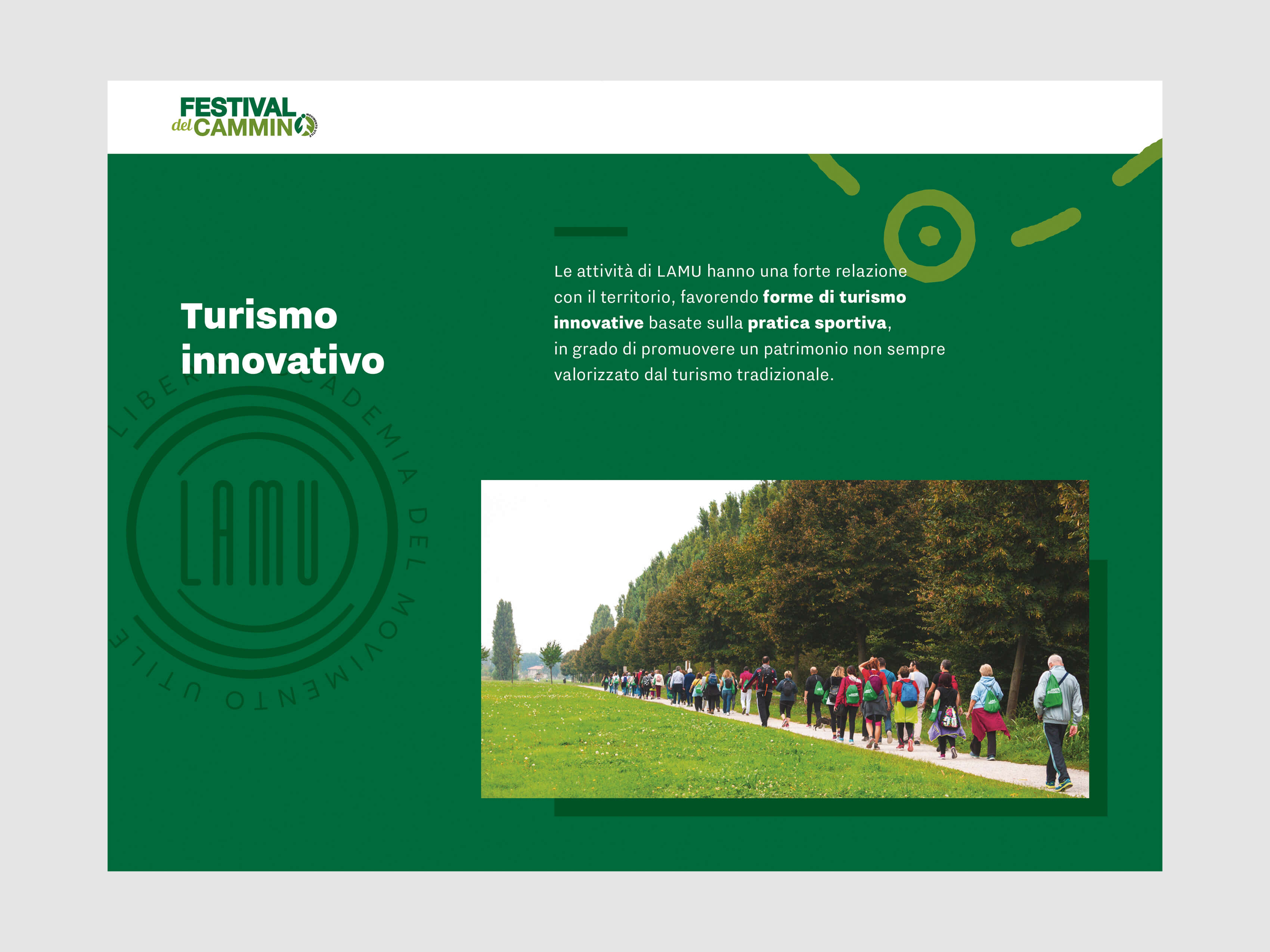 Slide presentazione Festival del Cammino 2020