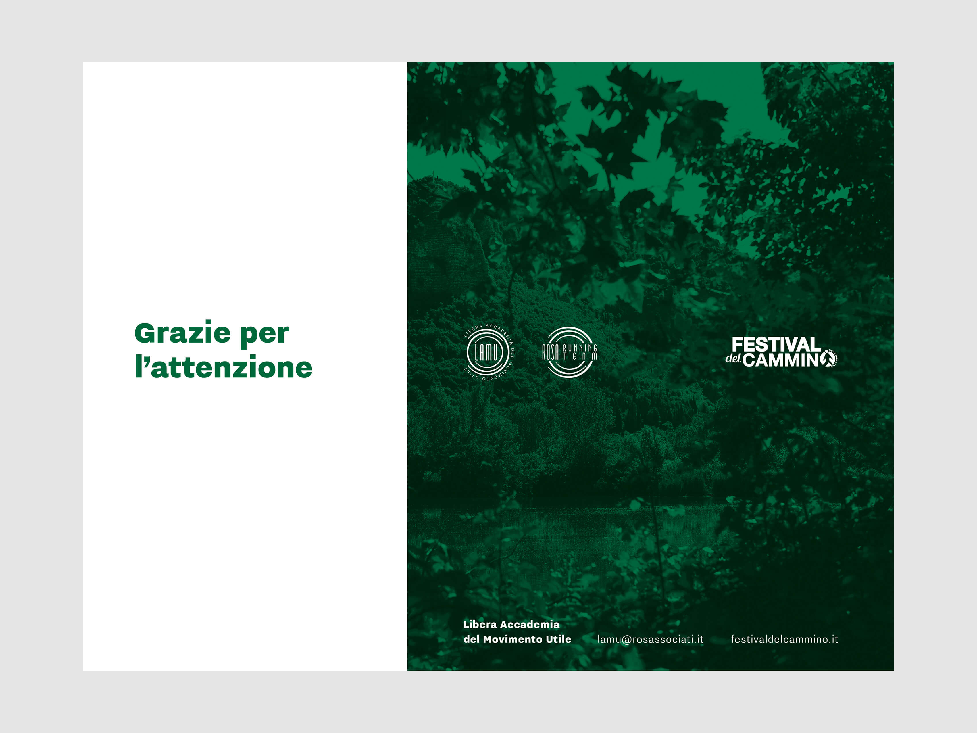 Slide presentazione Festival del Cammino 2020