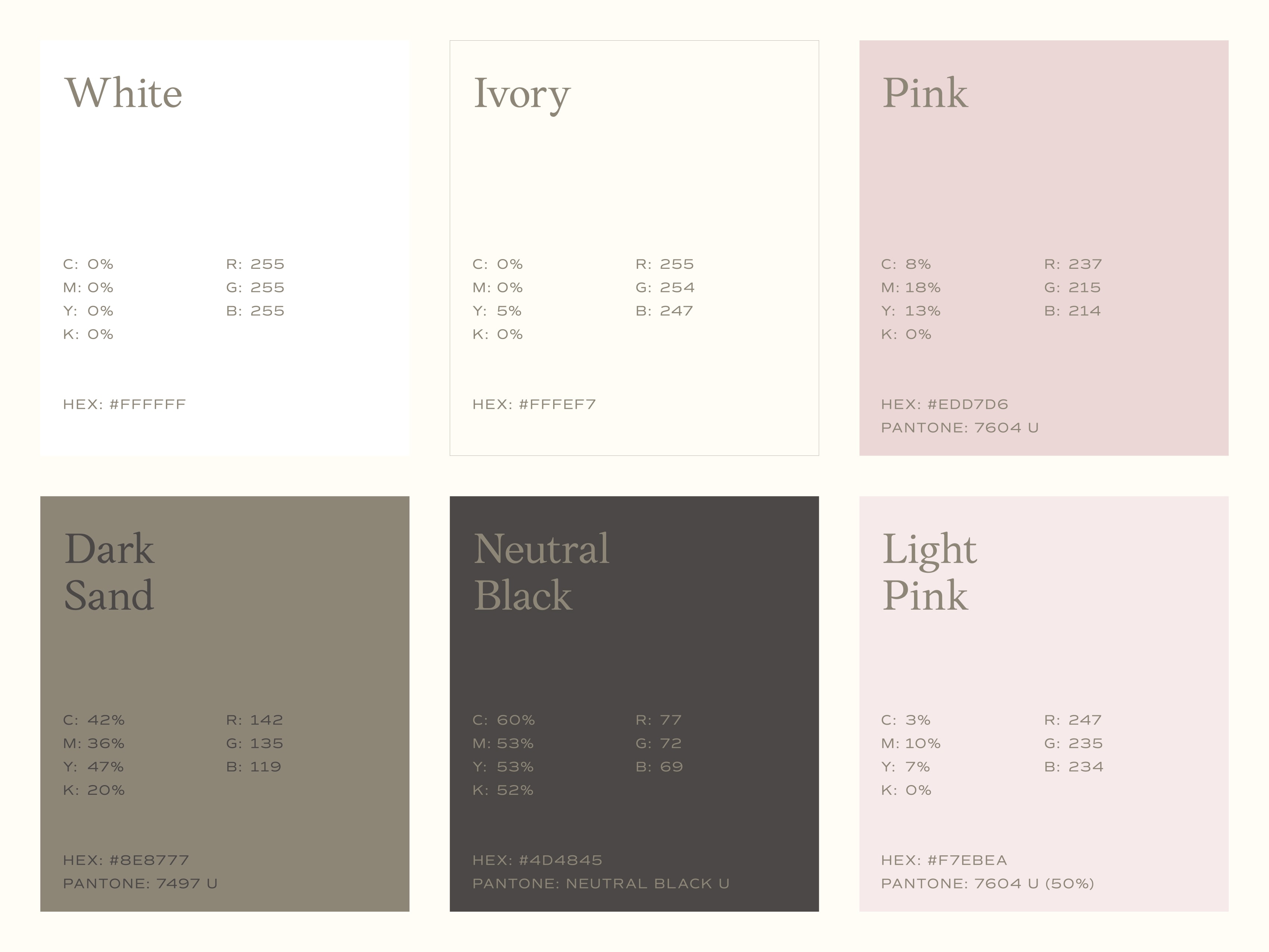 Palette colori Fontanella Studio Legale