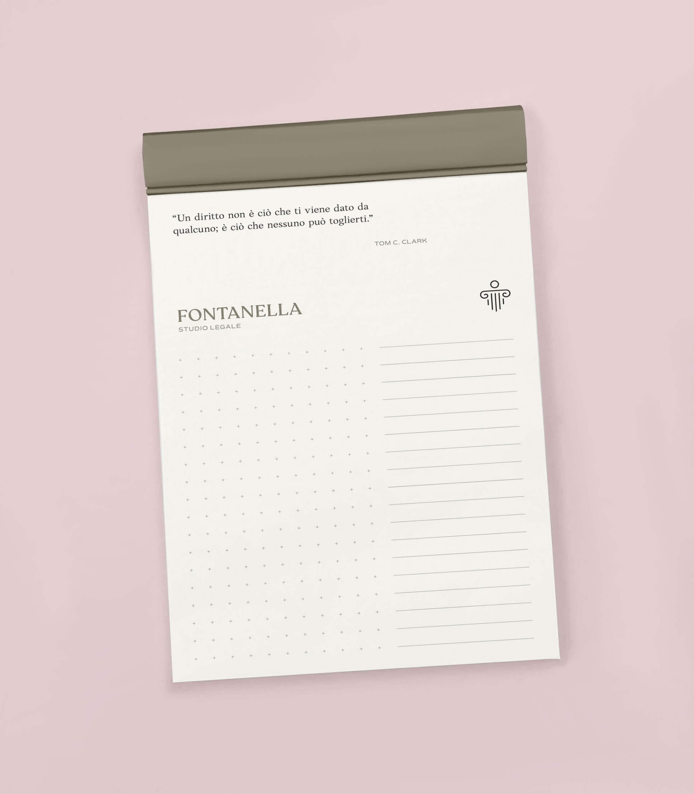 Blocco note formato A5 Fontanella Studio Legale