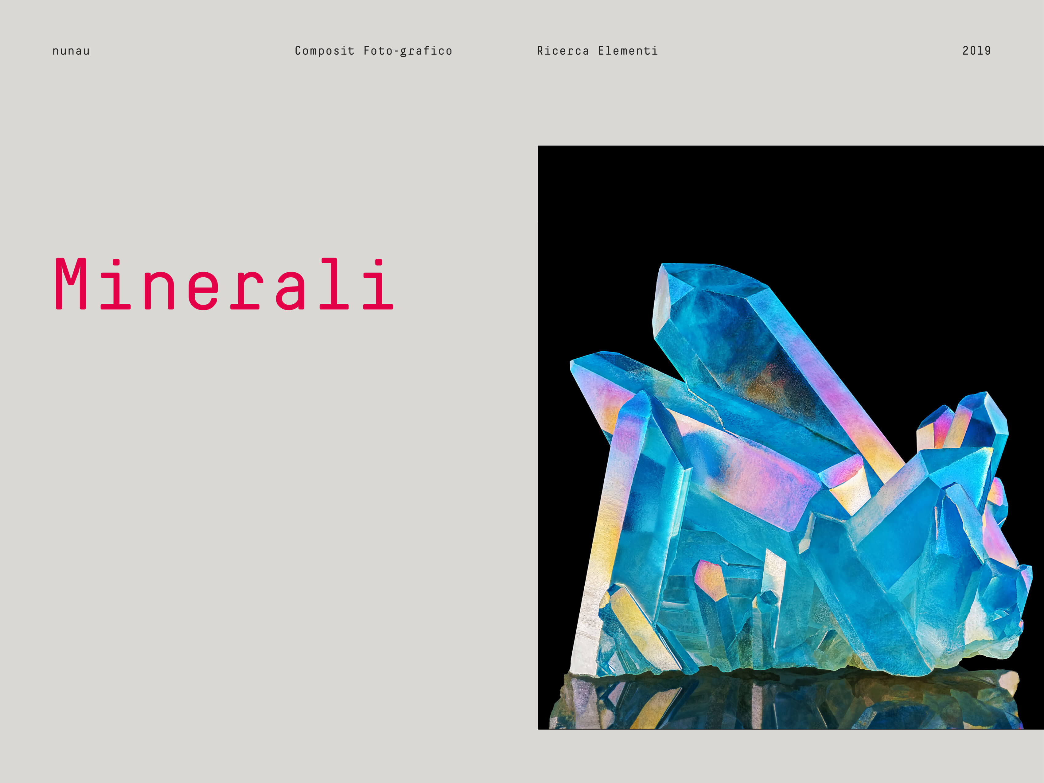 Cover minerali per la realizzazione dei composit foto-grafici