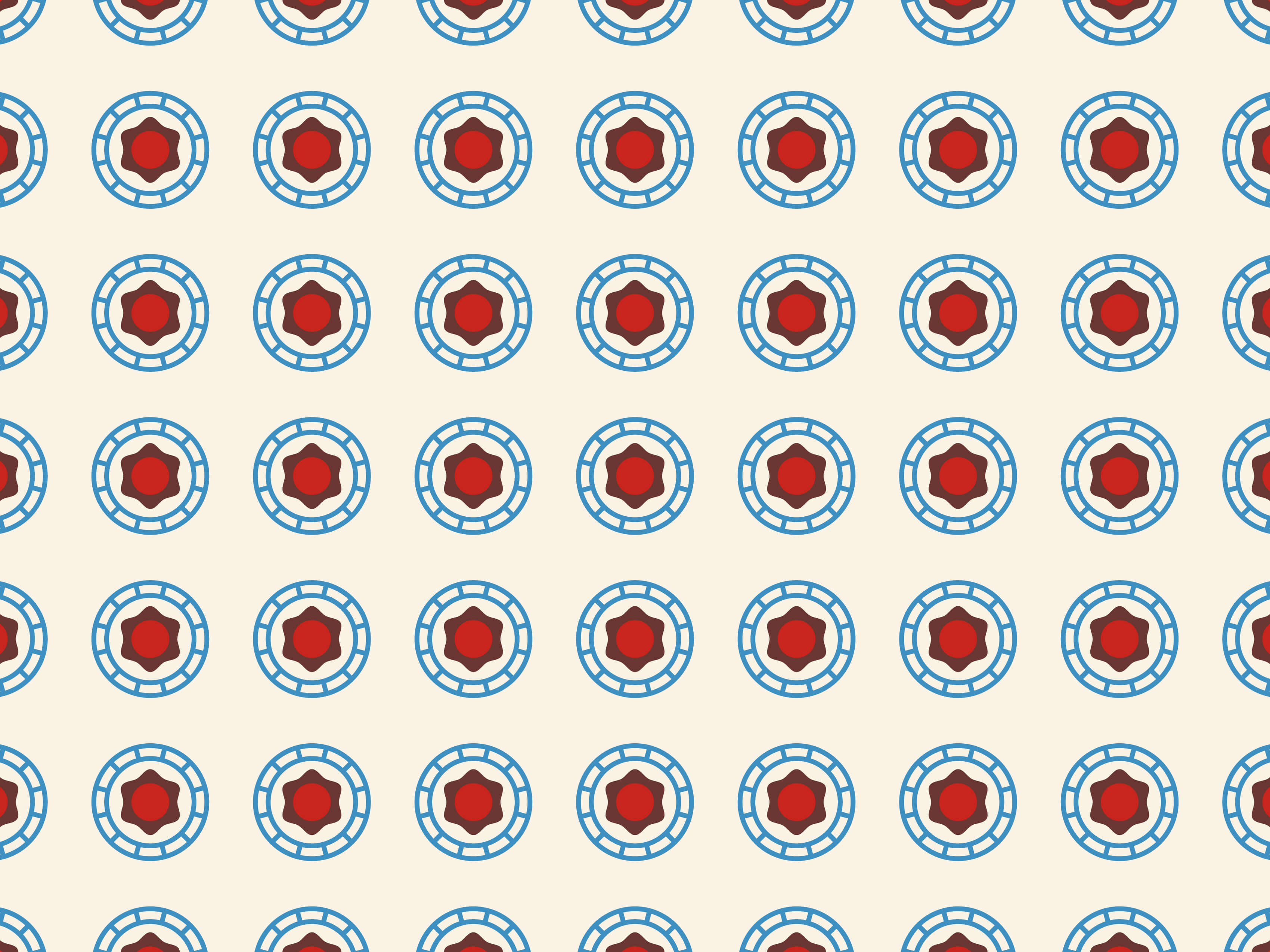 Elaborazione grafica del pattern utilizzato su alcune bandane indossate dagli Zapatisti