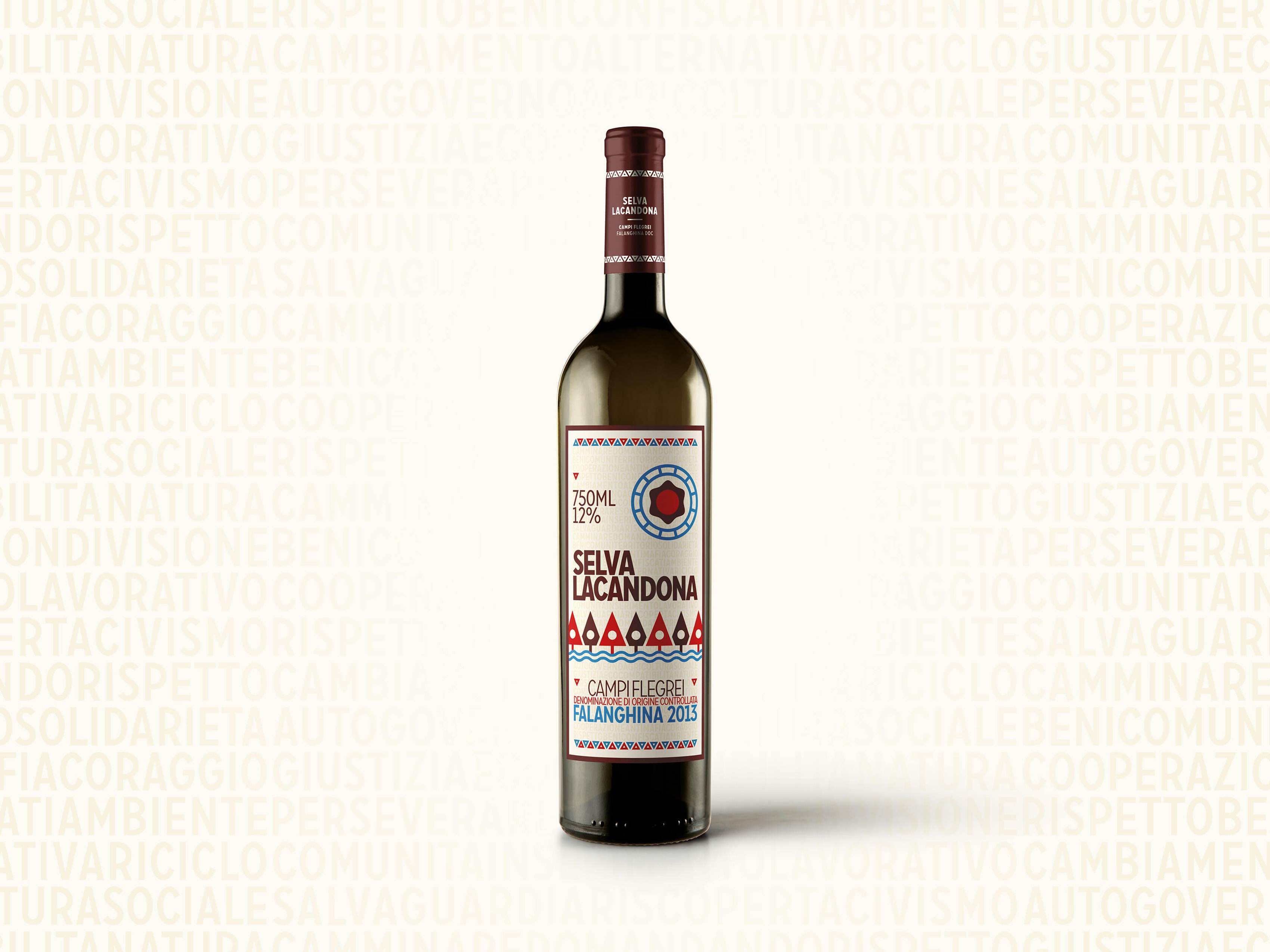 Singola bottiglia di Falanghina Serlva Lacandona